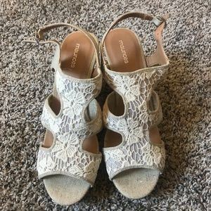 Lace wedges
